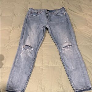 Lucky Brand Light Wash Ripped Skinny Jeans